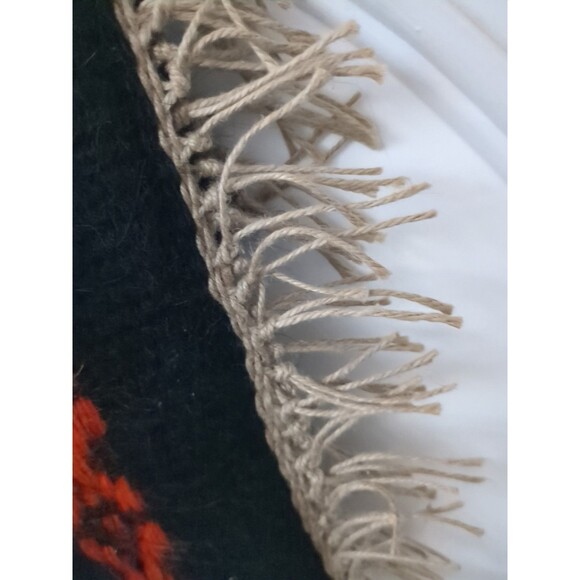 Wool Saddle Blanket Rodeo Aztec Navaho Purse Bag Strap Fringe Crossbody - Picture 5 of 8